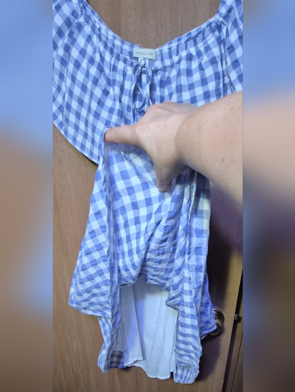 Anthropologie 11-1 Tylho for "Kinsey" Gingham Dress XS - Picture 5 of 11